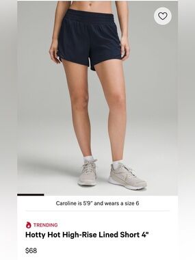Lululemon Hotty Hot High Rise Shorts
